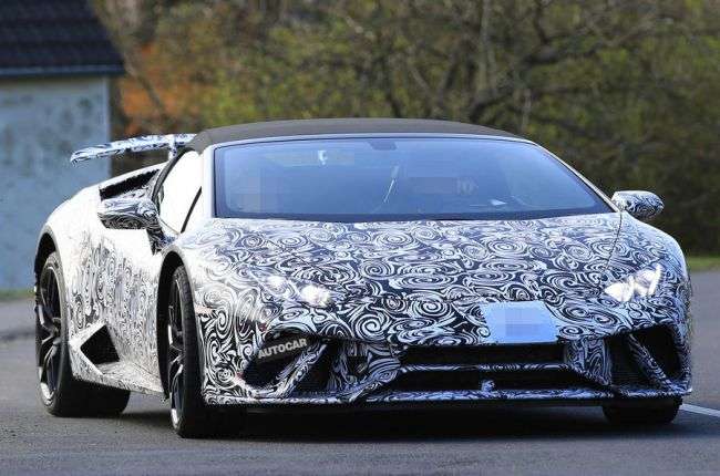 Lamborghini в 2017 році представить відкриту версію Huracan Performante