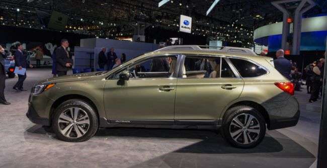 У Нью-Йорку показали перший у світі спорт-універсал Subaru Outback 2018