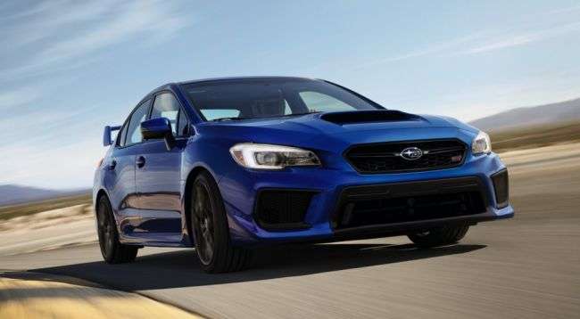 Subaru оголосила ціни на оновлені WRX і WRX STI 2018 модельного року