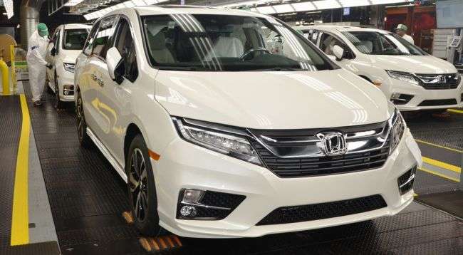 У США стартувало серійне виробництво нового покоління Honda Odyssey