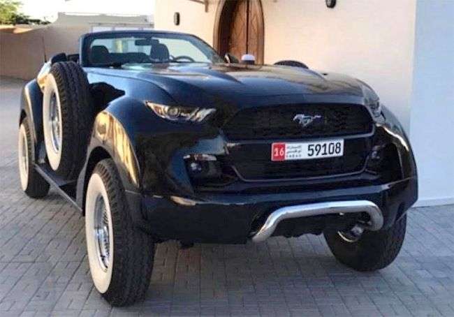 Арабському шейху зібрали повнопривідний Ford Mustang на базі пікапа Ram 1500