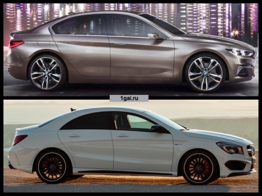 Порівняння Mercedes CLA проти BMW 1-Series в кузові седан