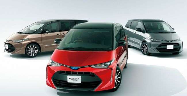 Нову генерацю мінівена Toyota Estima TNGA побудують на платформі TNGA-C