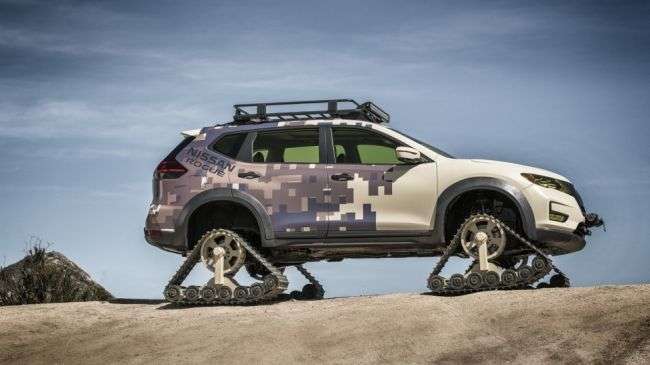 Nissan здивує в Нью-Йорку першим в історії гусеничним кросовером