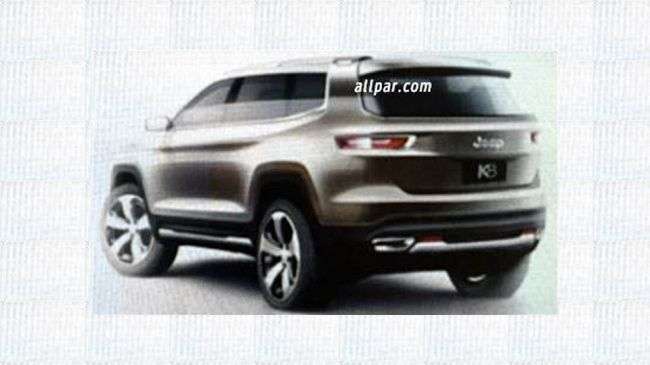 У Мережі зявився невідомий гібридний позашляховик Jeep K8 Hybrid Concept