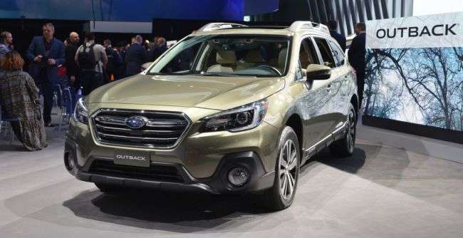 У Нью-Йорку показали перший у світі спорт-універсал Subaru Outback 2018