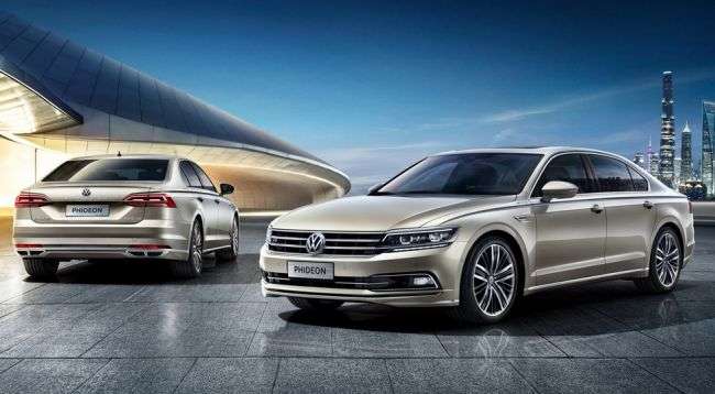 Volkswagen в квітні в Шанхаї представить гібридний Phideon