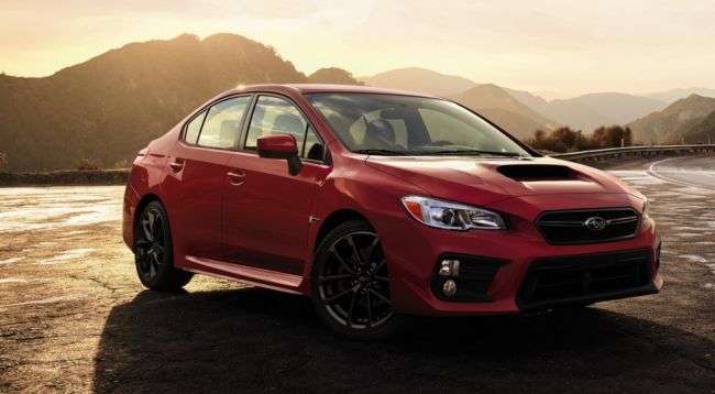 Subaru оголосила ціни на оновлені WRX і WRX STI 2018 модельного року
