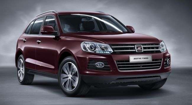 Названа російська ціна на кросовер Zotye T600 з новим двигуном Mitsubishi