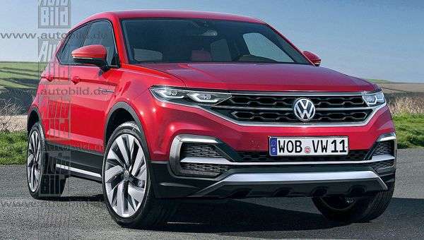 Кросовер Volkswagen T-Cross дебютував на перших рендерах