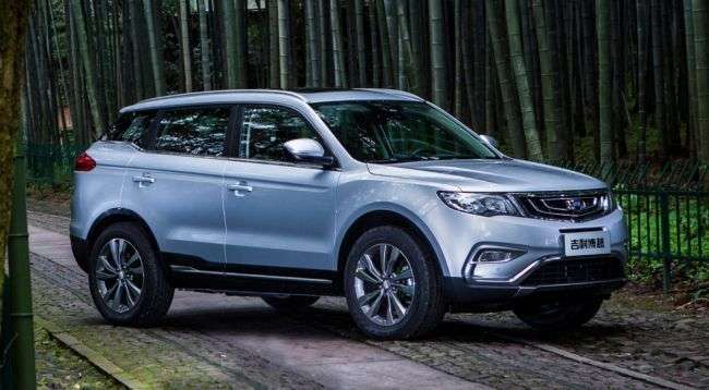 Новий кросовер Geely Atlas став одним з лідерів SUV