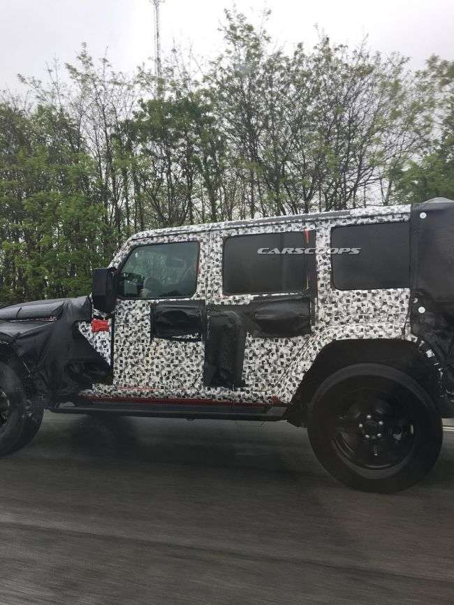 В Мережі опублікована нова партія знімків нового Jeep Wrangler