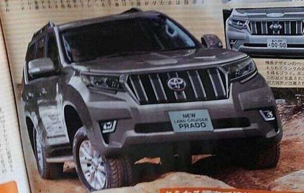 Опубліковані перші фото оновленого Toyota Land Cruiser Prado