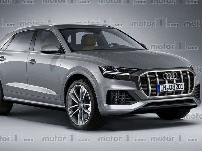 У Мережі зявився рендер кросовера Audi Q8