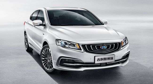 Geely розсекретила оновлений седан Geely GC9 на офіційних фото