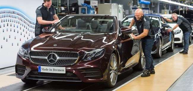 У Бремені стартувало виробництво кабріолета Mercedes-Benz E-Class