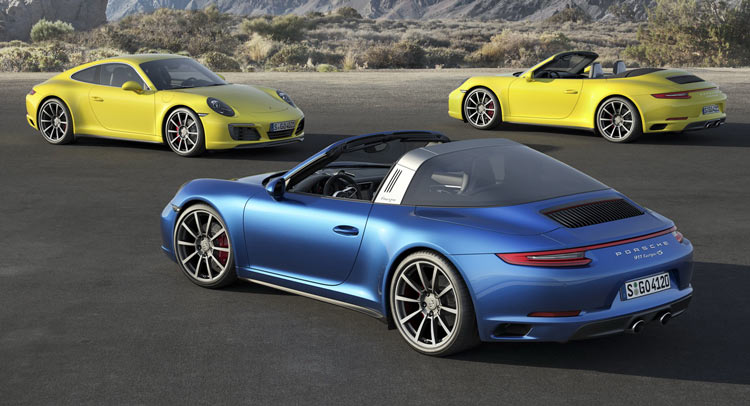 Porsche викотив Turbo 911 Carrera 4/S і Targa 4/S, фейсліфтінговий варіанти