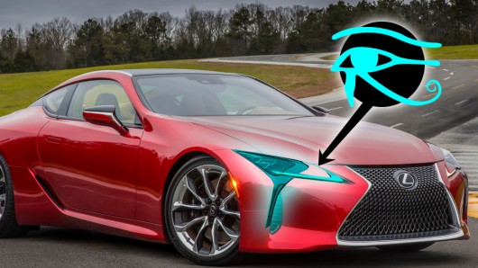 Компанія Лексус в новій моделі LC500 використовує символи давньоєгипетські