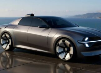 Skoda revive el Classic 100 como concepto de berlina eléctrica moderna