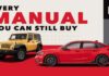 Останній рубіж: Всі автомобілі з механічною коробкою передач, які можна купити в 2026 році