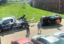 Власник Перевернув Позашляховик, Борючись з Водієм Евакуатора