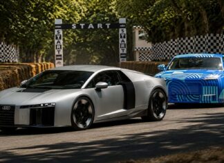 Audi Nuvolari and the Jag Type 01 Get Brutal at Goodwood