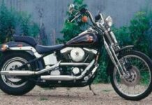 1988 Harley-Davidson FXSTS Softail Springer: Ремінна передача та двигун Evo